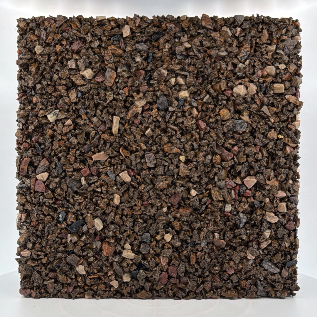 Natural Trail — rich dark brown with red and pink fleck blend